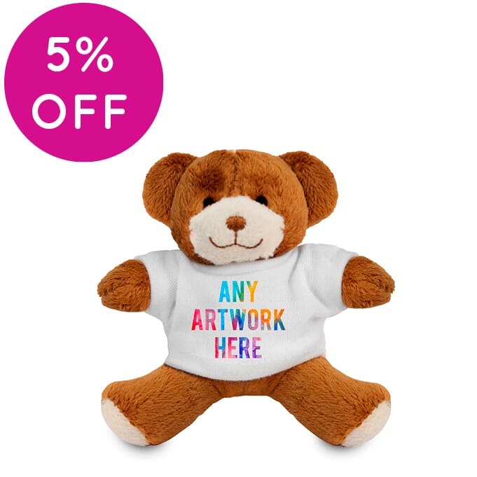Promotional George Mini Bear - Printed Soft Toys - Small Teddy Bear